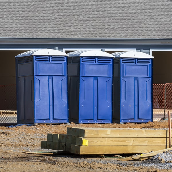 how many porta potties should i rent for my event in Ackerman